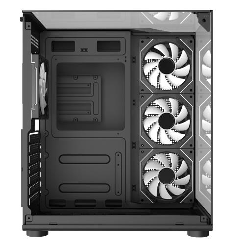 TURBOX Teras Akvaryum Cam Tasarım 4XARGB Fan 500W PSU USB 3.0 ATX Oyuncu Bilgisayar Kasası
